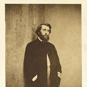 Portrait of Edmond Cottinet (1824-1895), c. 1848-50. Creator: Gustave Le Gray (French, 1820-1884)