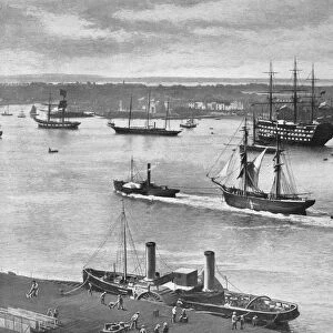Portsmouth Harbour, c1896. Artist: Alfred John West