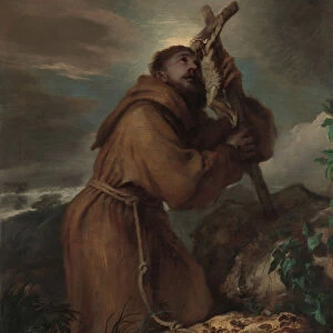 Saint Francis in Ecstasy, ca. 1650. Creator: Giovanni Benedetto Castiglione