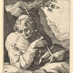 St. Matthew, from Christ, the Apostles and St. Paul with the Creed, ca. 1589