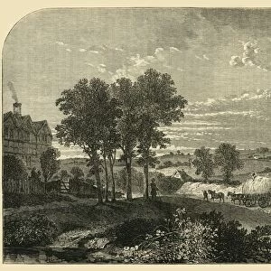 View from Moll Kings House, Hampstead, in 1760, (c1876). Creator: Unknown