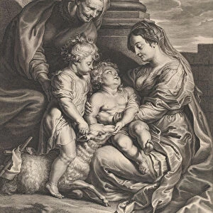 The Virgin and Christ child with Saint Anne and Saint John the Baptist, ca. 1640-59