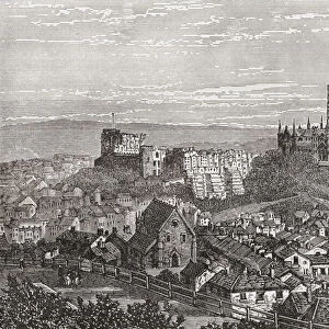 Durham Cathedral And Castle, England In The Late 19Th Century. From Our Own Country Published 1898