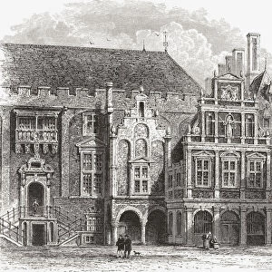 The Town Hall, Grote Markt, Haarlem, The Netherlands In The 19Th Century. From Pictures From Holland By Richard Lovett, Published 1887