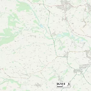 County Durham DL14 0 Map