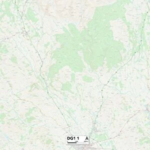 Dumfriesshire DG1 1 Map