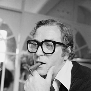 Actor Michael Caine in London for the Premiere of the film "Escape to Victory"