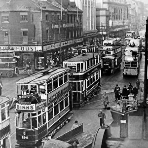 Northumberland Street, Newcastle in November 1938