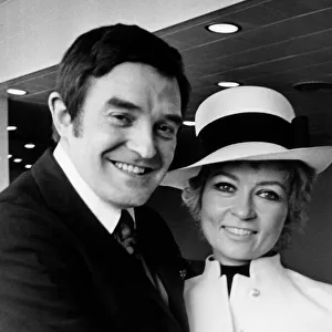 Scottish comedian Jimmy Logan with his wife, dress designer Gina Fratini