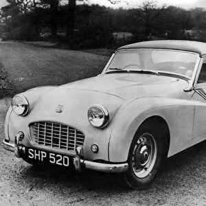 Triumph TR 3 Sports. A new feature of the current model is the fitting of the new system