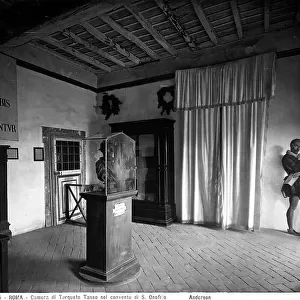 The room of Torquato Tasso in the Museo Tassiano in Rome, at the Monastery of Sant'Onofrio al Gianicolo