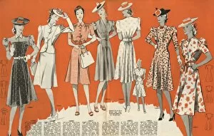 Wartime fashions, 1940