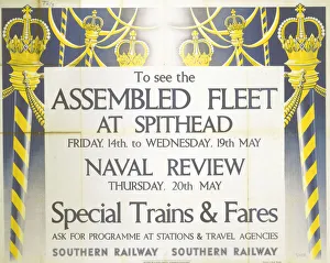 To See the Assembled Fleet, SR poster, 1937 To See the Assembled Fleet, SR poster, 1937
