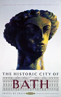 Somerset Prints: Bath, BR poster, 1962