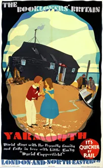 The Booklovers Britain: Yarmouth, LNER poster, 1933 The Booklovers Britain: Yarmouth, LNER poster, 1933