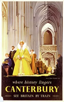 Canterbury, BR poster, 1952 Canterbury, BR poster, 1952