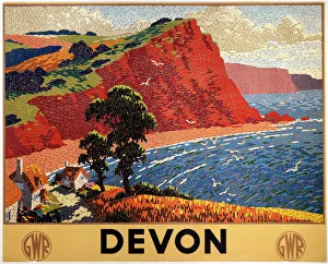 Devon, GWR poster, 1936