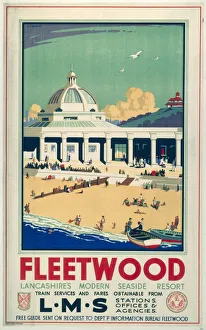 Fleetwood - Lancashires Modern Seaside Resort, LMS poster, 1923-1947 Fleetwood - Lancashires Modern Seaside Resort, LMS poster, 1923-1947