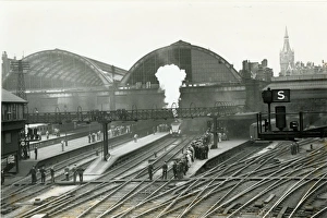 Kings Cross station, departure of the Coronation service, 1937 Kings Cross station, departure of the Coronation service, 1937