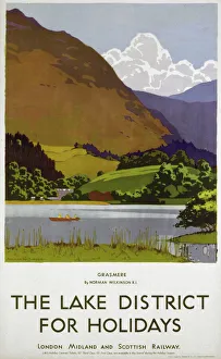 The Lake District for Holidays, LMSR poster, 1930s The Lake District for Holidays, LMSR poster, 1930s