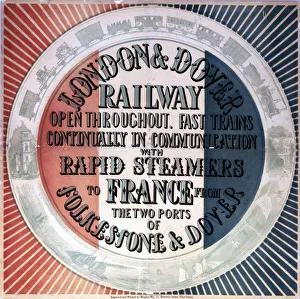 London & Dover Railway notice, 1864-1899 London & Dover Railway notice, 1864-1899