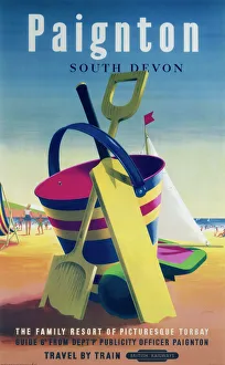Paignton, BR poster, 1955 Paignton, BR poster, 1955