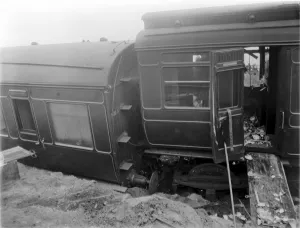 Railway accident at Little Salkeld, July 1933 Railway accident at Little Salkeld, July 1933