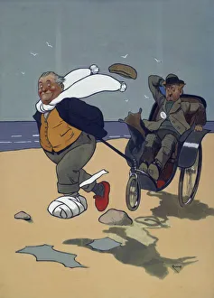 The Skegness Cure, original artwork for GNR poster, 1911 The Skegness Cure, original artwork for GNR poster, 1911