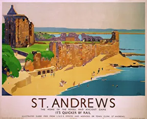 St Andrews, LNER poster, 1941 St Andrews, LNER poster, 1941