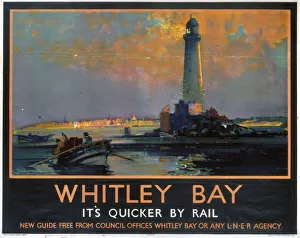 Whitley Bay, LNER poster, 1933 Whitley Bay, LNER poster, 1933