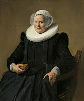 Portrait of an Elderly Lady, 1633 (oil on canvas)